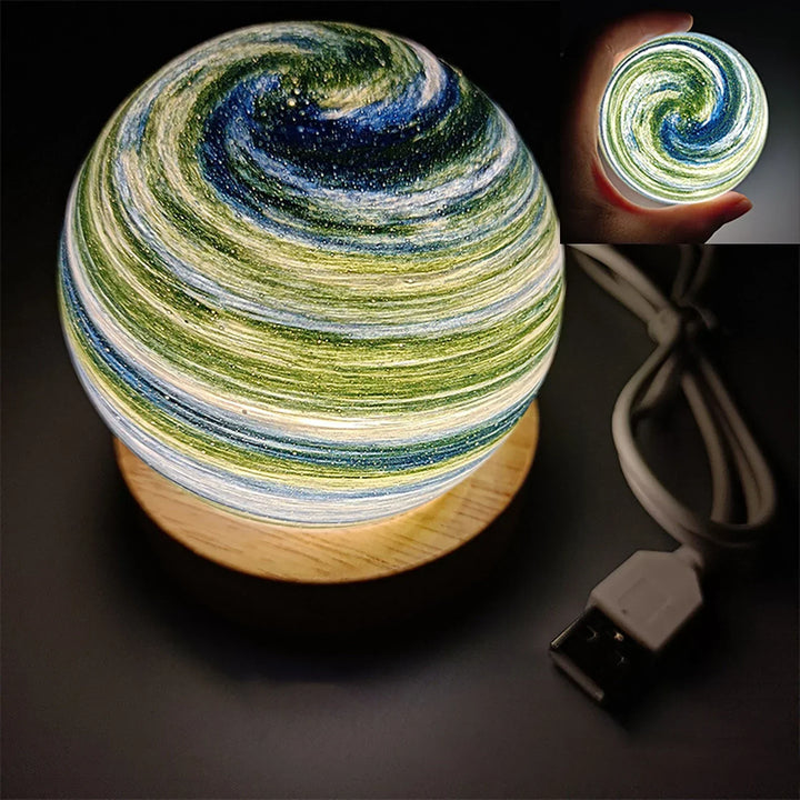 3D Crystal Planets Atmosphere Night Lamp | Kalsten