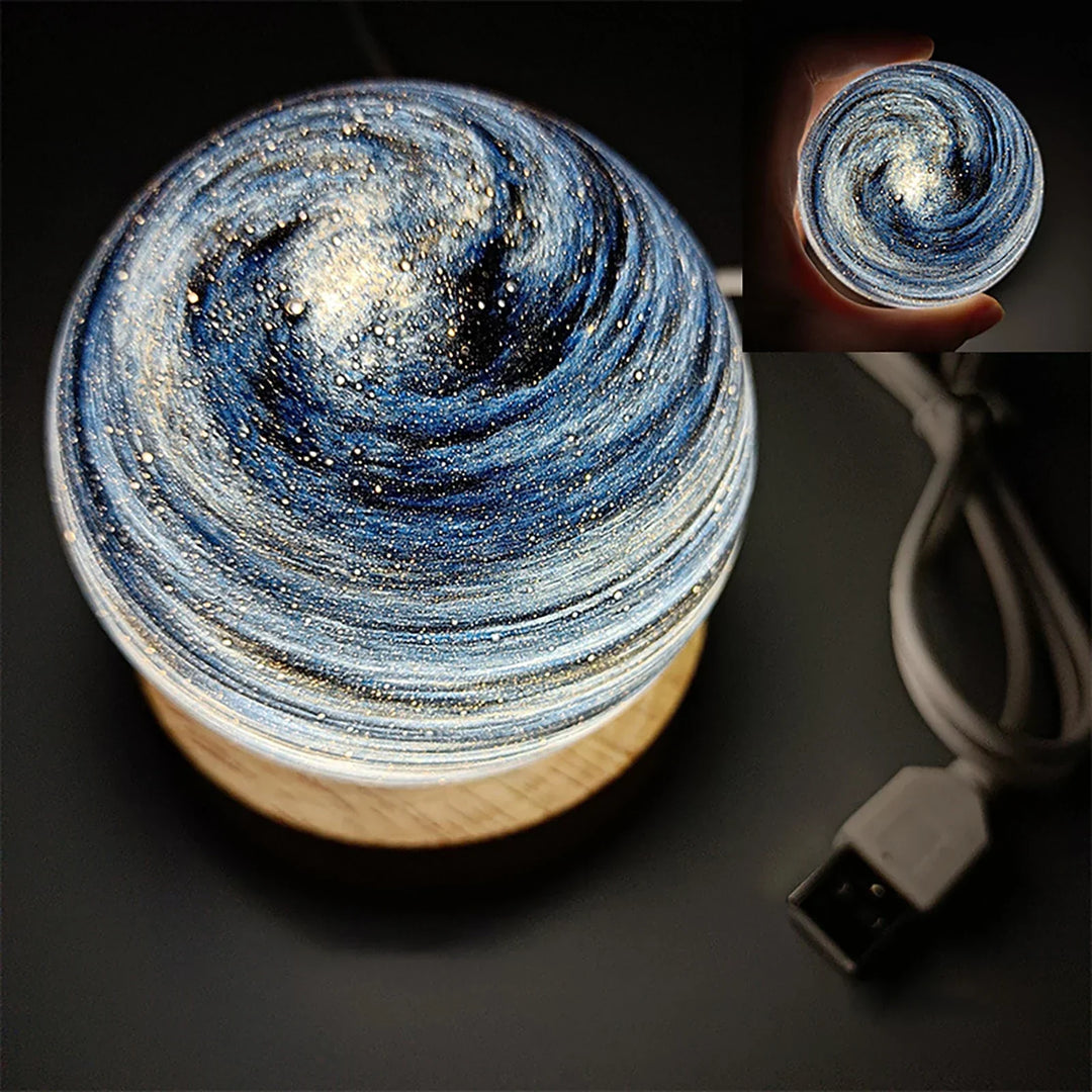 3D Crystal Planets Atmosphere Night Lamp | Kalsten
