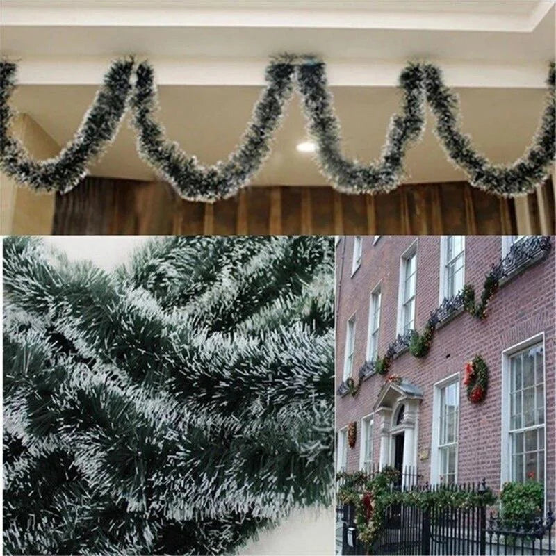 Christmas garland – Snow-flocked decor for indoor and outdoor decoration | Kalsten