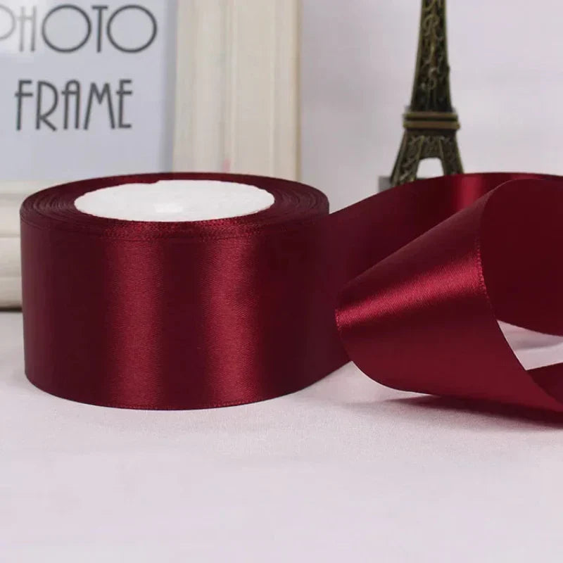 Luxury Satin Gift Wrapping Ribbon – 4-Roll Set