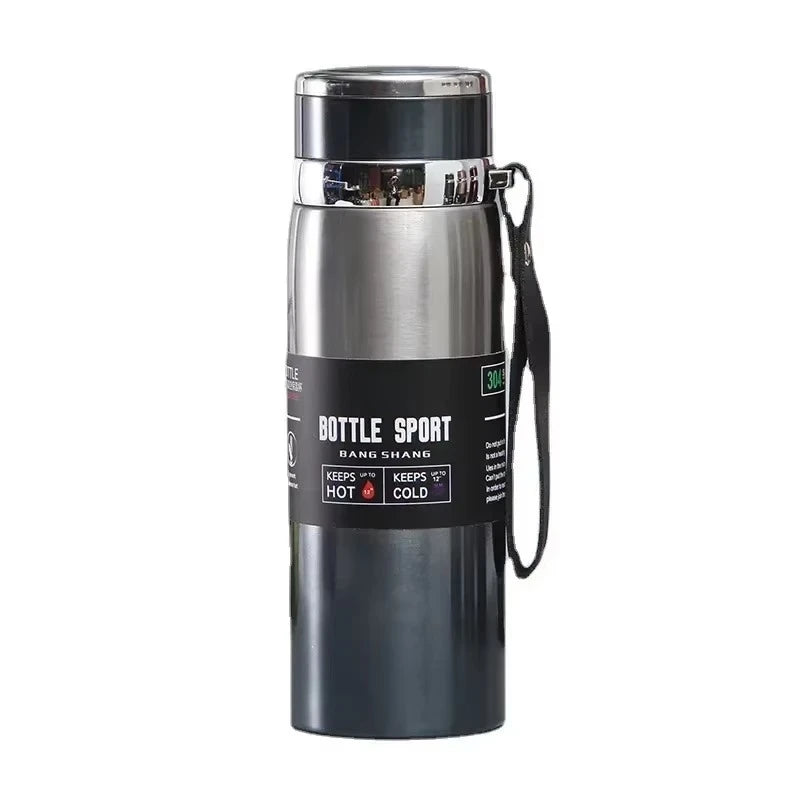 Stainless steel vacuum insulated thermos bottle 1000 ml | Kalsten