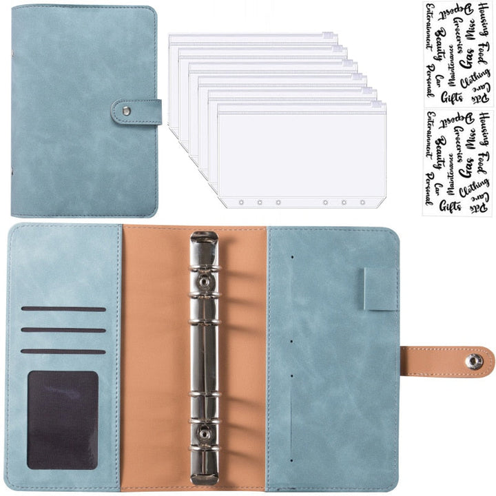 Kalsten | Financial Planner Leather Multi Pocket Bill Organizer Notebook