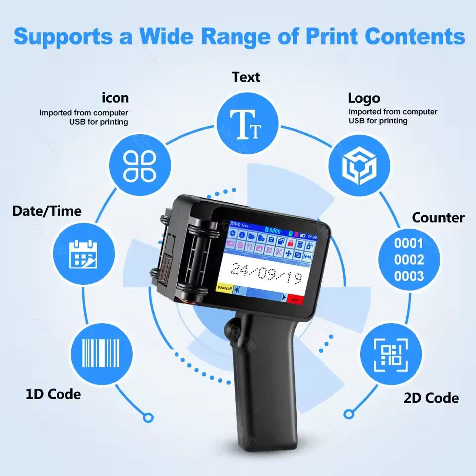 Skanto | PrintEase Portable Inkjet Printer | Compact and Versatile On-the-Go Printer