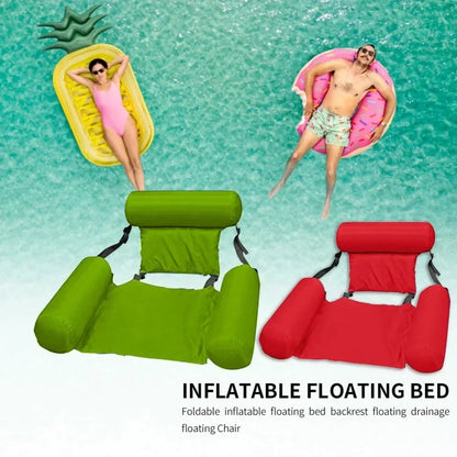 BowLift | Inflatable Water Hanging Chair | Adjustable & Portable | AquaLiva Pool Lounge for Beach & Swimming Pool – 100×120 cm