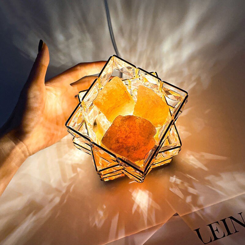 Crystal Room Mood Ambient Geo Shimmer Cube Light | Kalsten