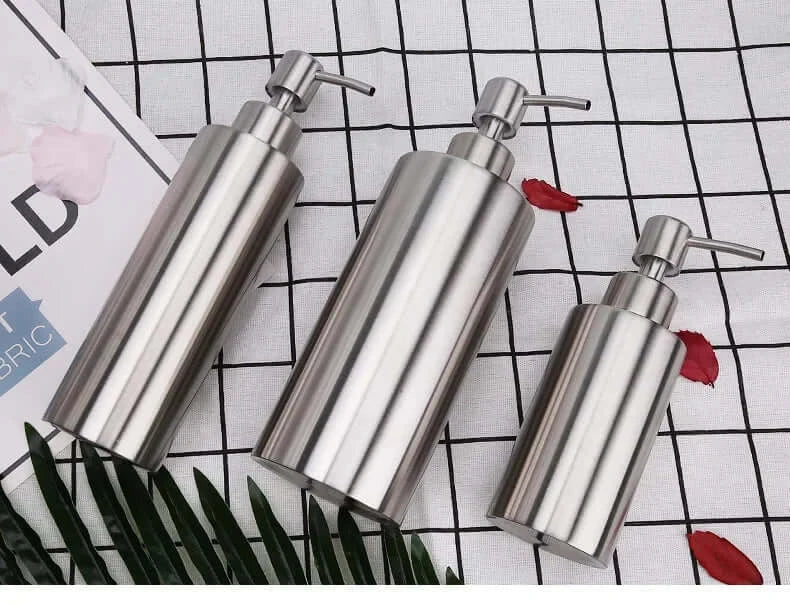 Kalsten | Elegant Stainless Steel Hand Pump Soap Dispenser 250ml/350ml/550ml