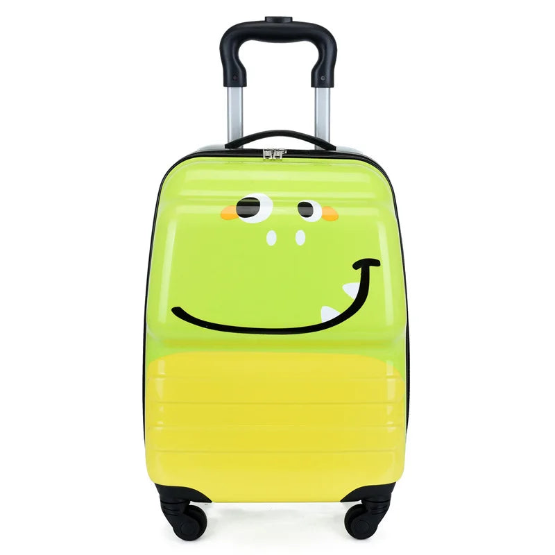 Sydney Kids Suitcase – 3D Animal Trolley with 360° Wheels and Adjustable Handle | Lightweight & Shockproof | Kalsten