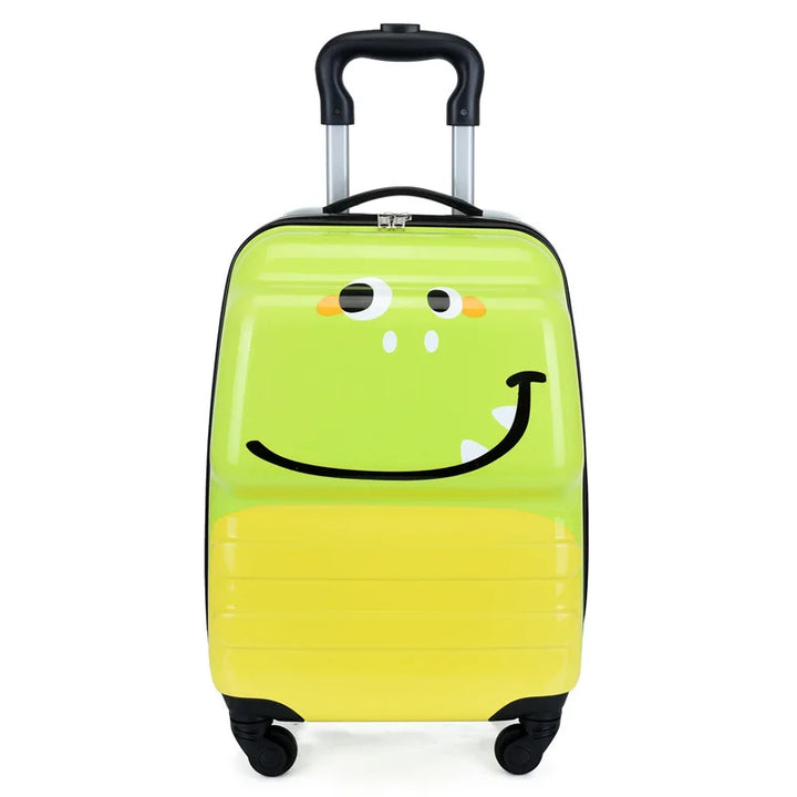 Sydney Kids Suitcase – 3D Animal Trolley with 360° Wheels and Adjustable Handle | Lightweight & Shockproof | Kalsten