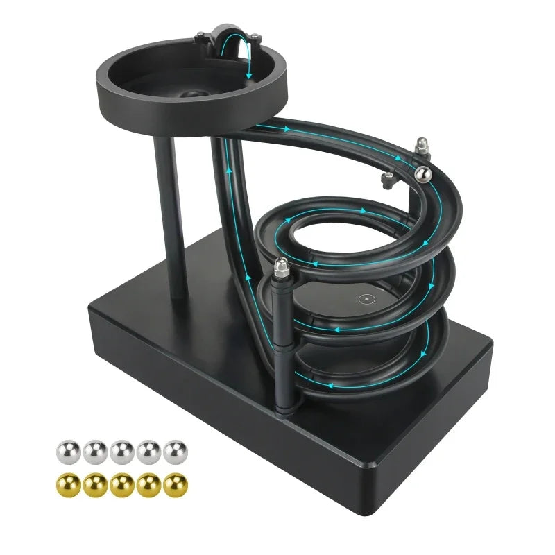 Kalsten | Wooden Perpetual Spiral Motion Kinetic Ball Roller Science Toy