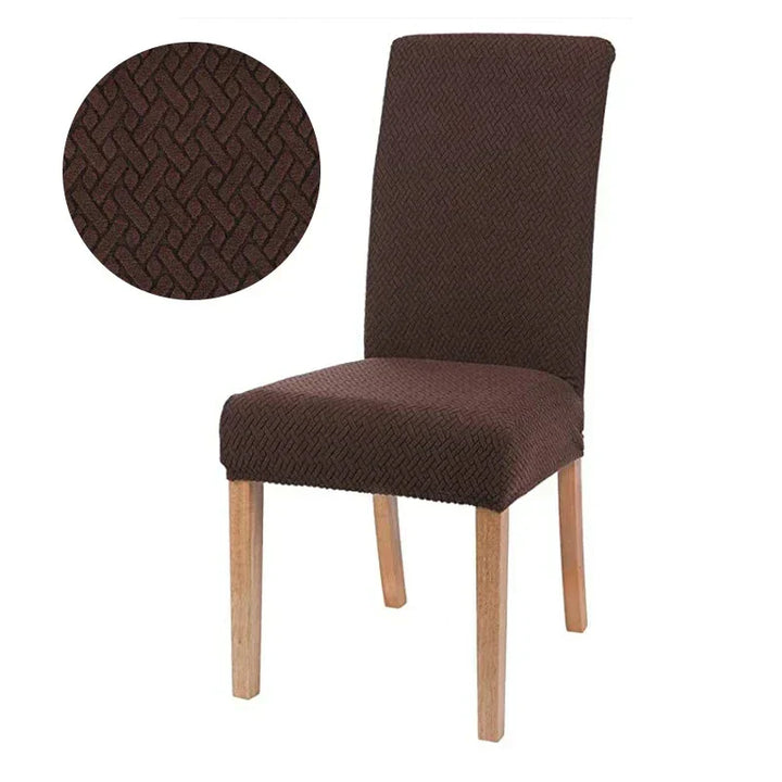 Kalsten | Chair Cover Velvona | Elastic & Thick Padded | Jacquard Stretch Cover | Washable & Wrinkle-Free