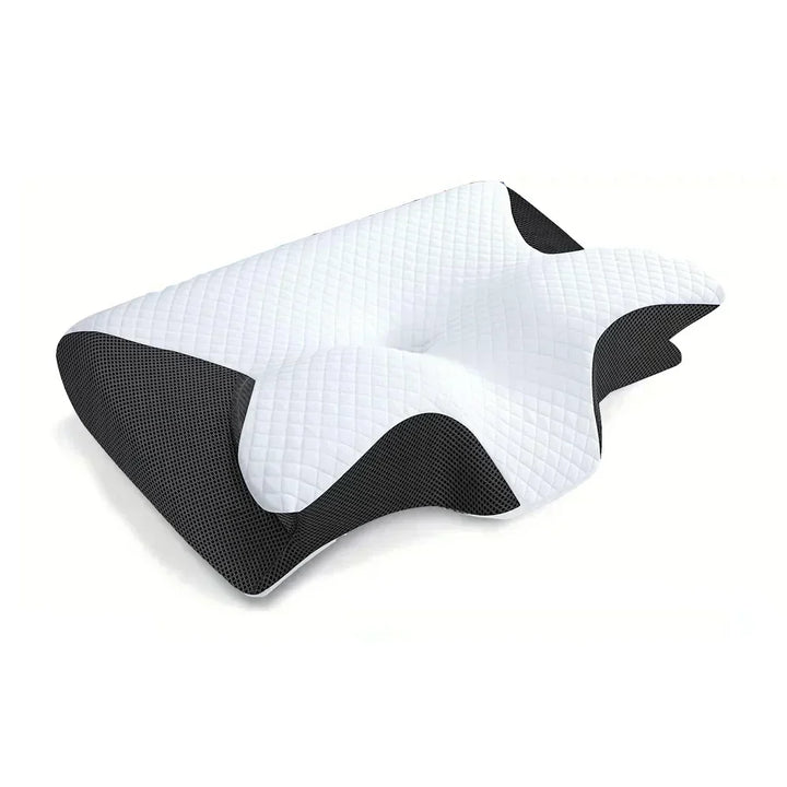 Kalsten | Memory Foam Cervical Pillow | Ergonomic 2-in-1 Design for Neck Pain Relief & Comfortable Sleep