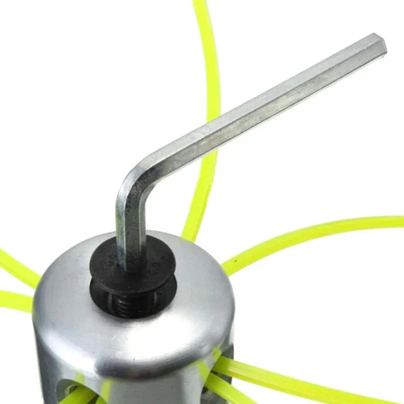 Kalsten | Universal-Thread Head Trimaro X4 | Aluminum Head with 4 Cutting Threads | For Brush Cutters & Lawn Trimmers