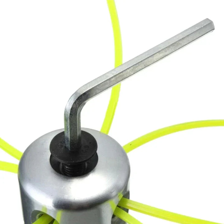 Kalsten | Universal-Thread Head Trimaro X4 | Aluminum Head with 4 Cutting Threads | For Brush Cutters & Lawn Trimmers
