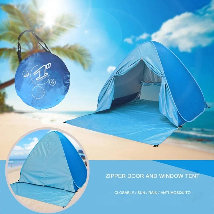 Automatic Pop-Up Ultralight Full Shade Beach Tent | Kalsten