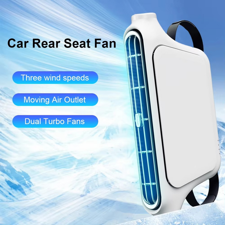 Car Headrest Cooling Fan 3 Speed Adjustable Electric Car Seat Fan 5V/2A Car Rear Backrest Fan Car Interior Accessories | Kalsten