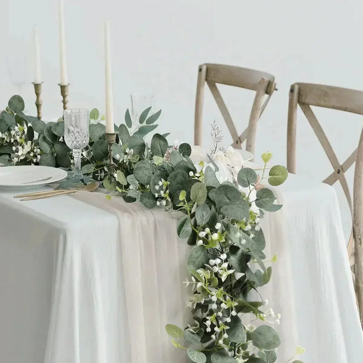 Kalsten | Garland - EvaGreen - Artificial Eucalyptus - 2-Piece Set