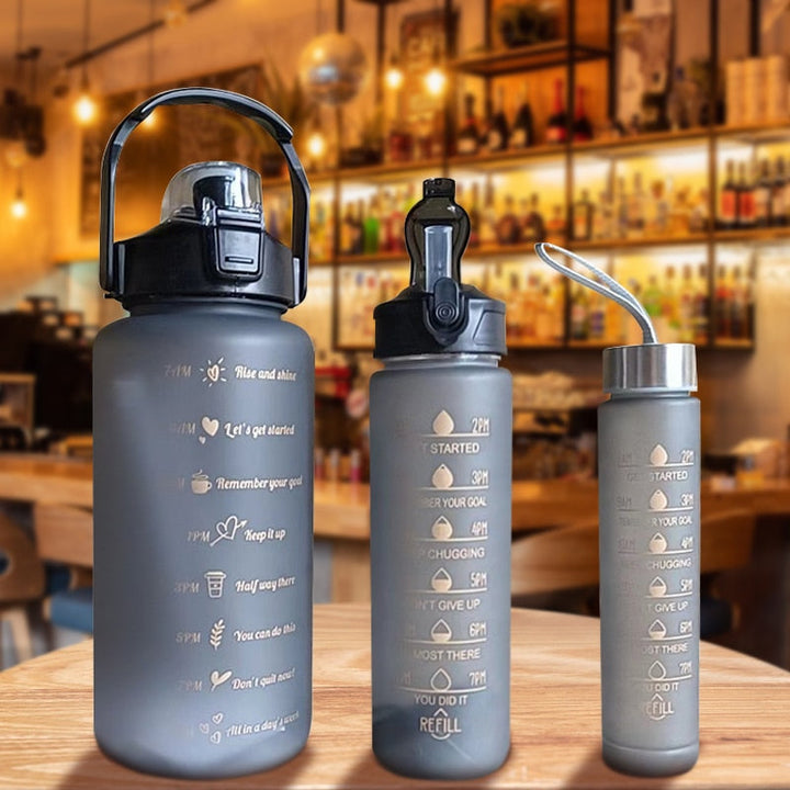All Day Hydrate Time Marker Water Bottle | Kalsten