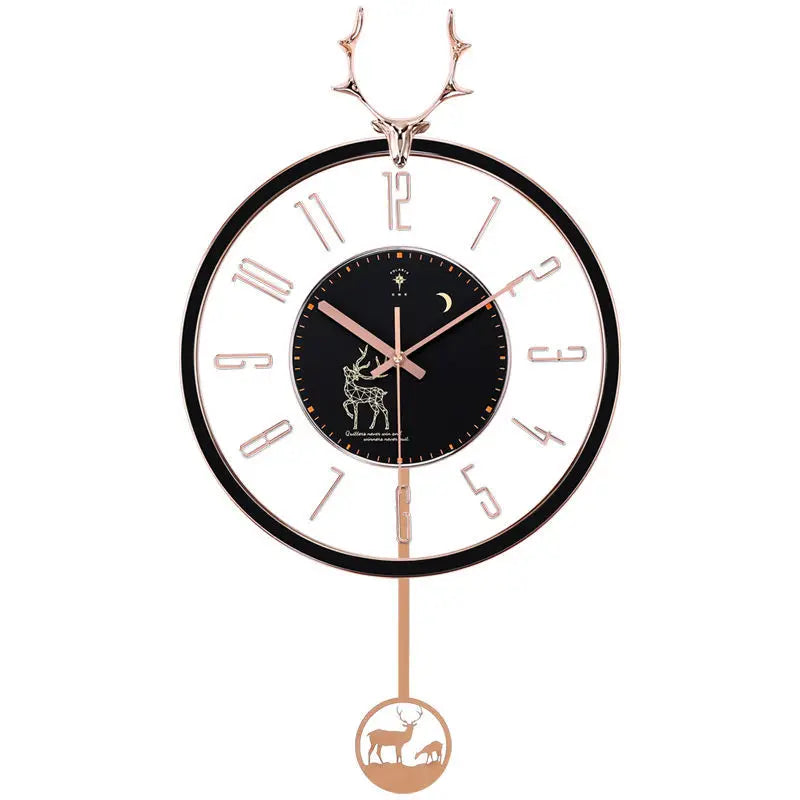 Luxurious silent wall clock – Modern design with large dial for living room | Kalsten