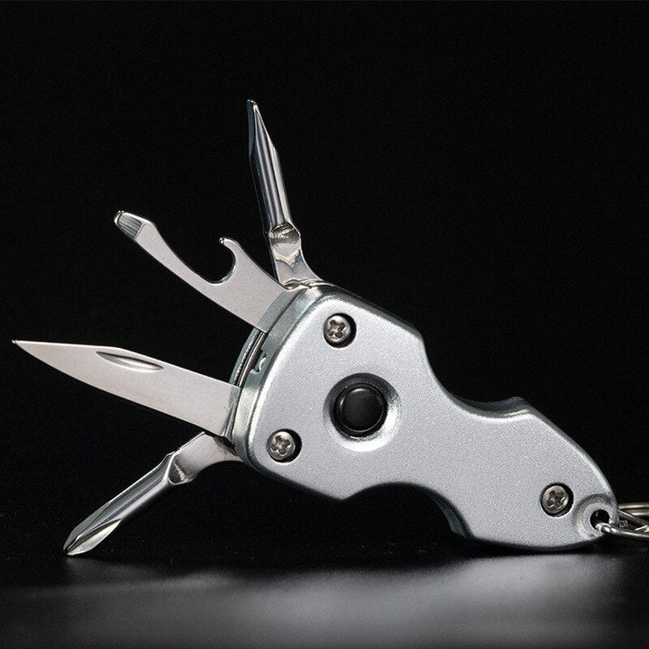 6in1 Stainless Steel Adventure Pro Tool Keychain | Kalsten