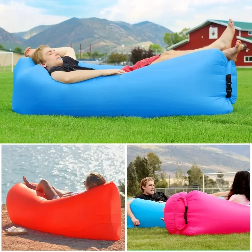 Kalsten | AirRelax Air Sofa | Ergonomic & Comfortable | Inflatable without Pump | For Indoor & Outdoor