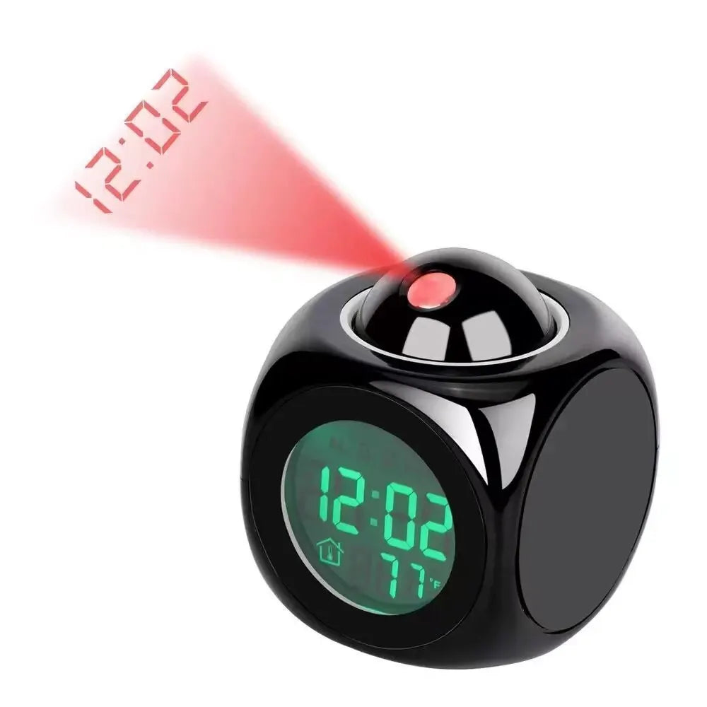 AlarmBeam Projection Alarm Clock with Temperature and Dual Alarm – LED Display | Kalsten