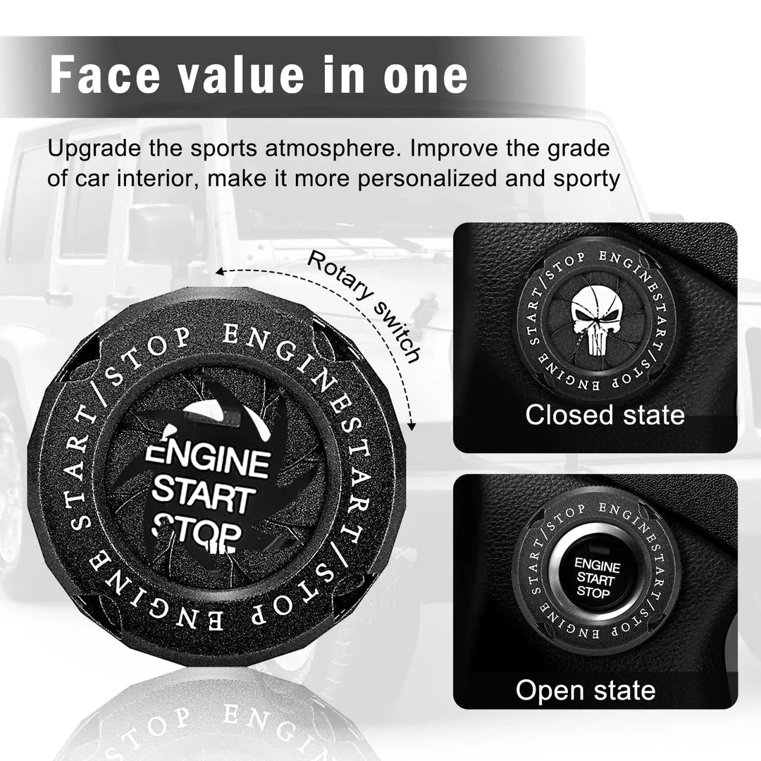 Kalsten | PRedective and Stylish Start Button Cover for Car and Motorcycle