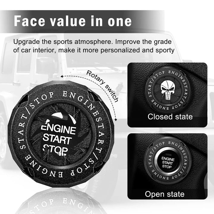 Kalsten | PRedective and Stylish Start Button Cover for Car and Motorcycle