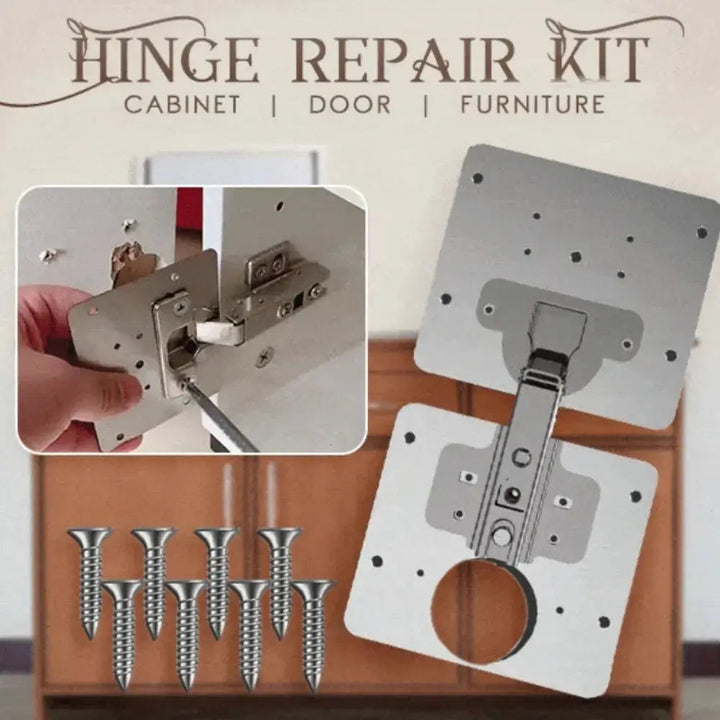 Kalsten | 2+2 | Hinge Repair Plates Set [INCLUSIVE Screws]