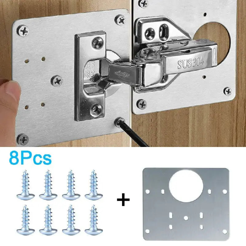 Kalsten | 2+2 | Hinge Repair Plates Set [INCLUSIVE Screws]