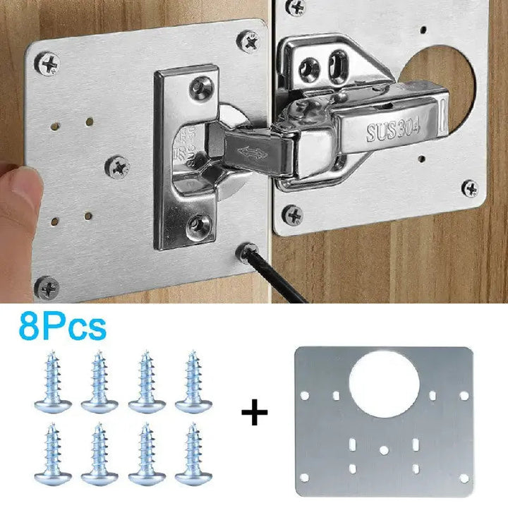 Kalsten | 2+2 | Hinge Repair Plates Set [INCLUSIVE Screws]