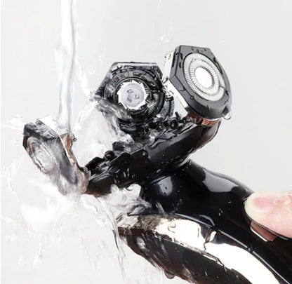 Skanto | Rechargeable Wet & Dry Electric Shaver for Men – Waterproof Grooming with LCD Display