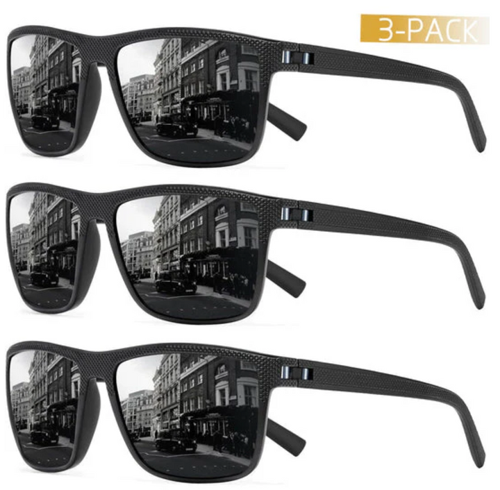 Kalsten | ZichtZeker 3-Piece Set Polarized Sunglasses – UV400 Protection & Comfort