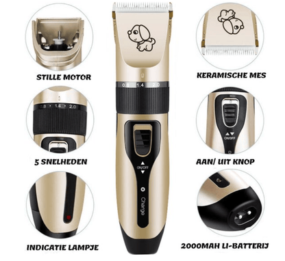 Skanto | PETTS GROOMER – Professional Dog Trimmer with Brush and 5 Speeds
