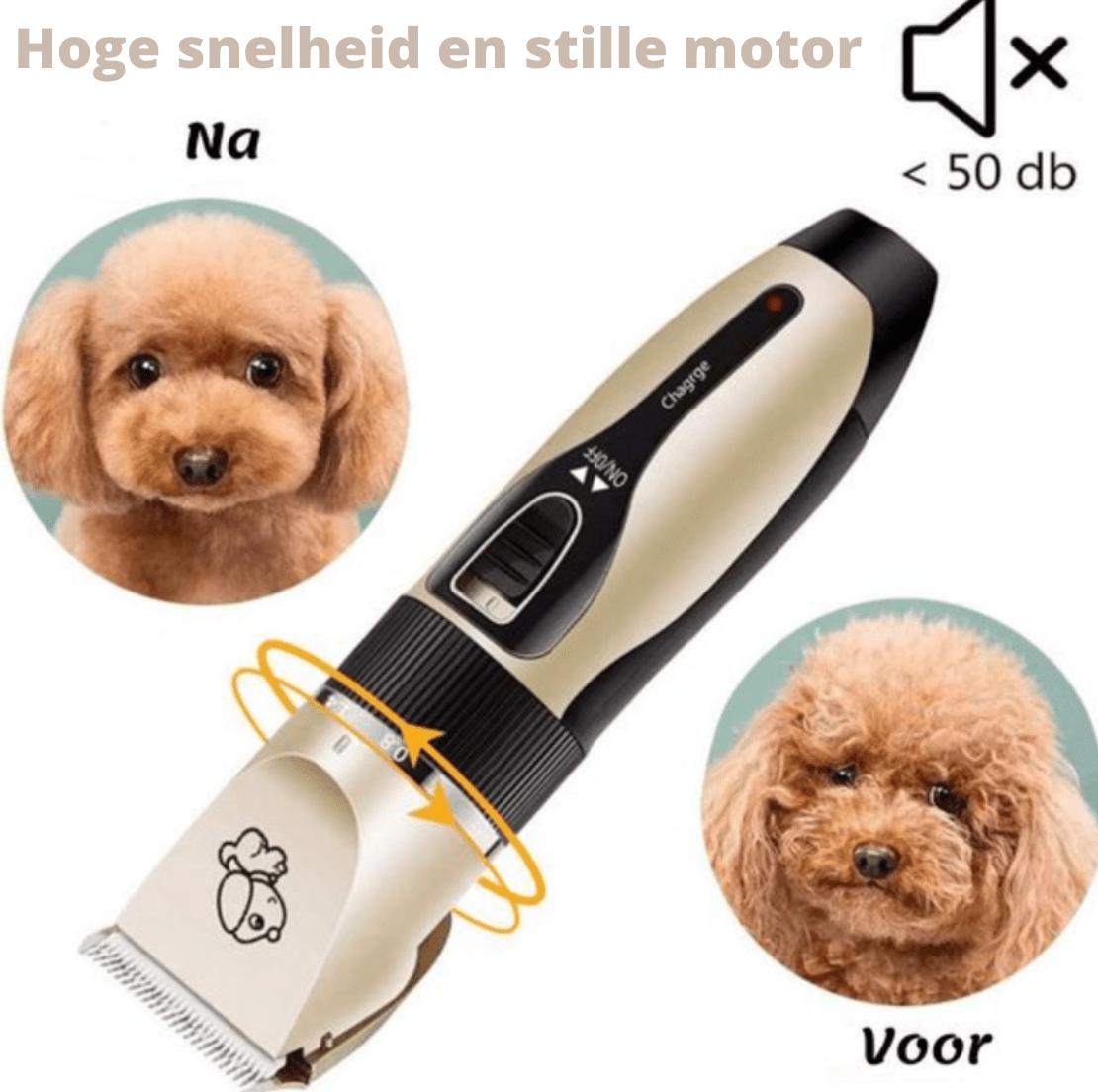 Skanto | PETTS GROOMER – Professional Dog Trimmer with Brush and 5 Speeds