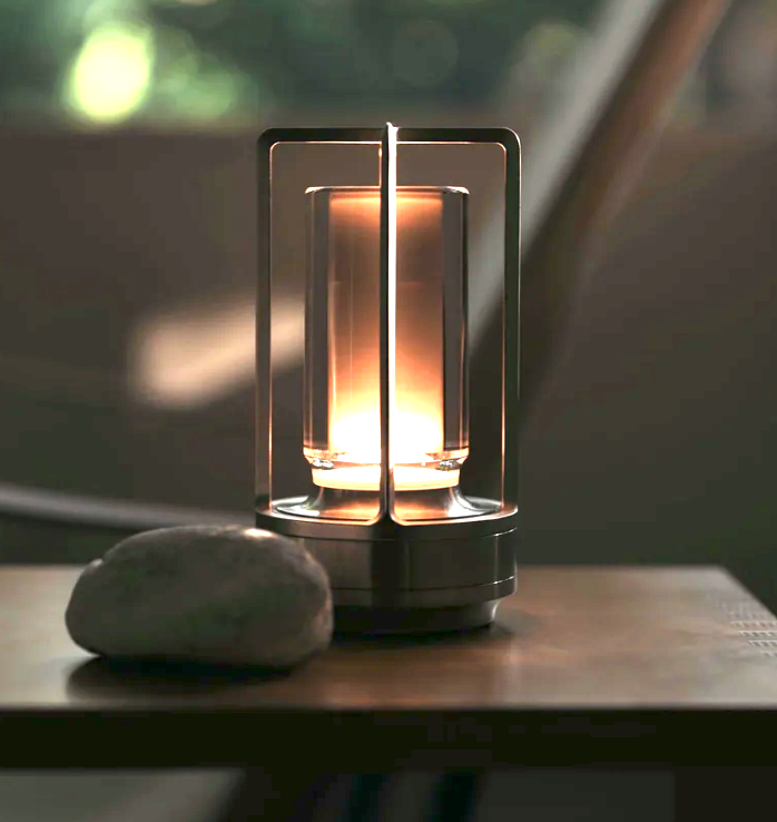 Rechargeable Wireless LuxuryGlow Table Lamp - Elegant Wireless Lamp for Any Mood | Kalsten