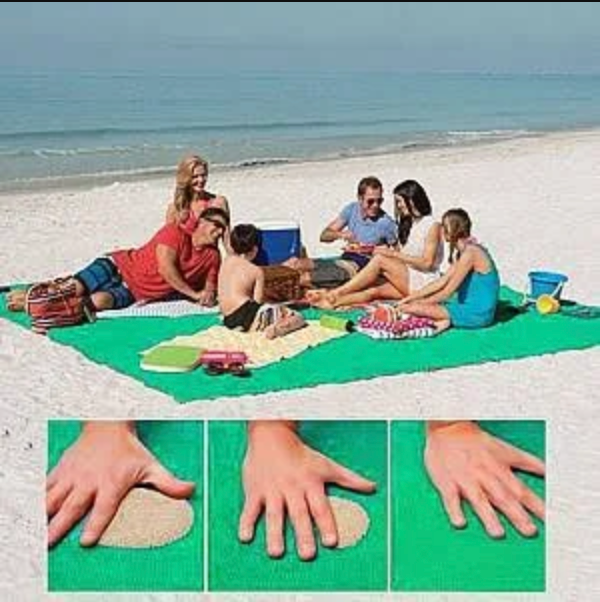 Kalsten | XXL Sand-free Beach Towel | Sand Sheet | 200x200