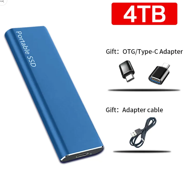 Kalsten | 4TB USB-C Portable External Hard Drive for PC & Mac