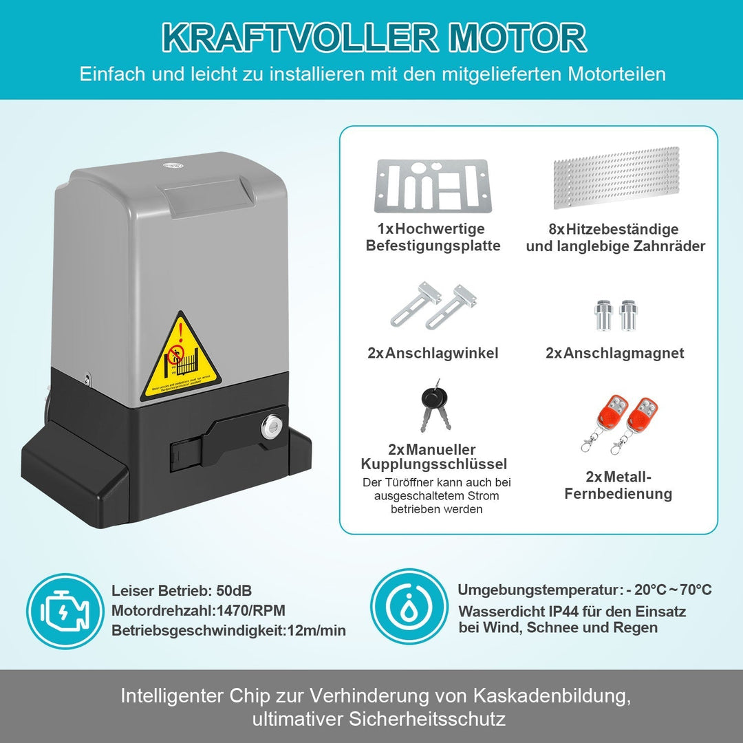 Sliding Gate Drive Garage Door Drive with App Control 370W/550W | Kalsten
