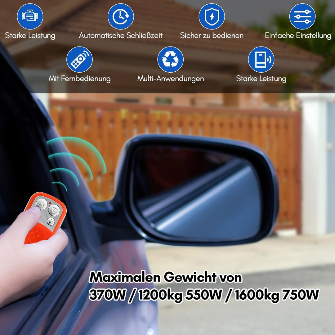Sliding gate drive garage door opener 370W/550W/750W | Kalsten