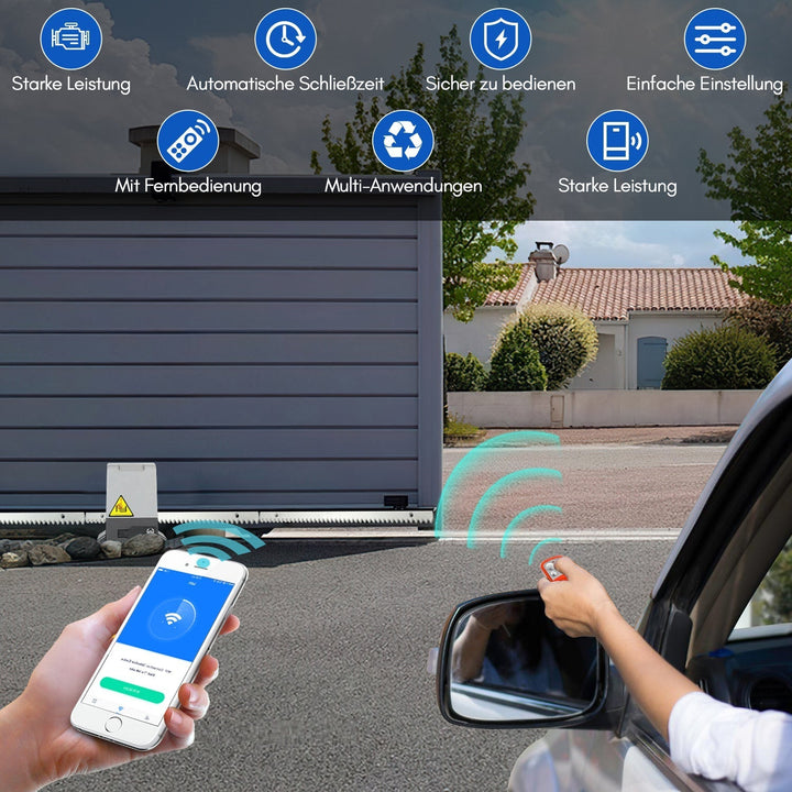 Sliding Gate Drive Garage Door Drive with App Control 370W/550W | Kalsten
