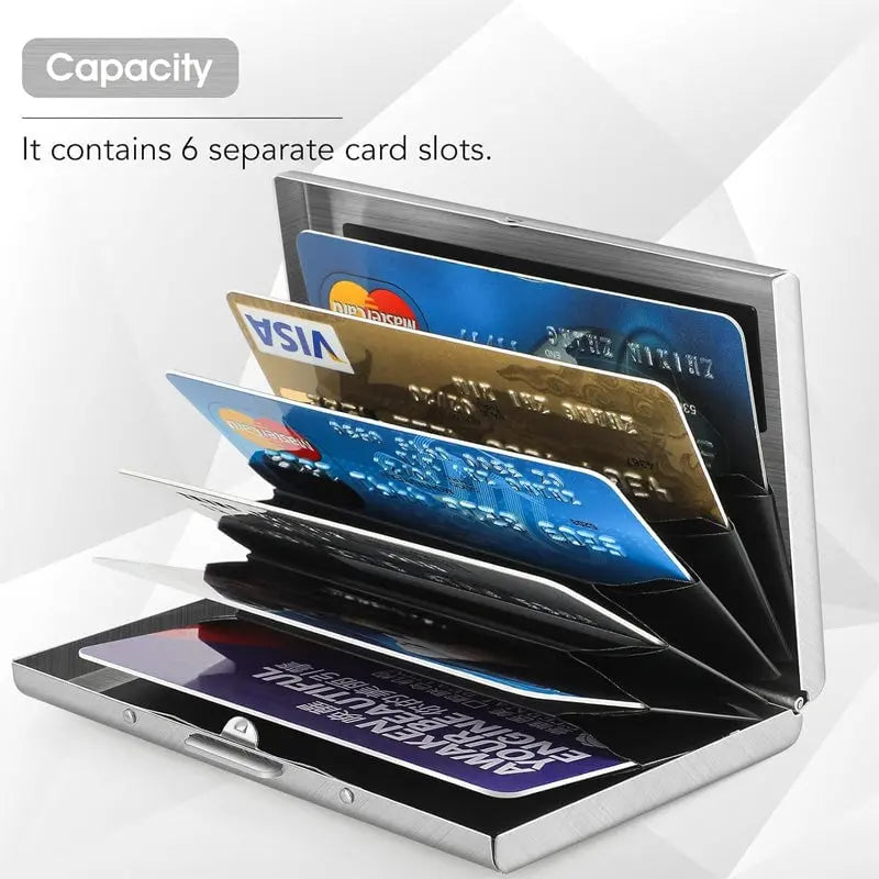 Kalsten | Slim RFID-blocking stainless steel wallet for cards