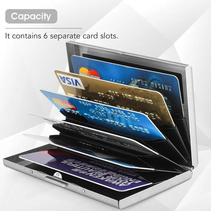 Kalsten | Slim RFID-blocking stainless steel wallet for cards