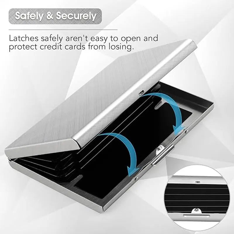 Kalsten | Slim RFID-blocking stainless steel wallet for cards