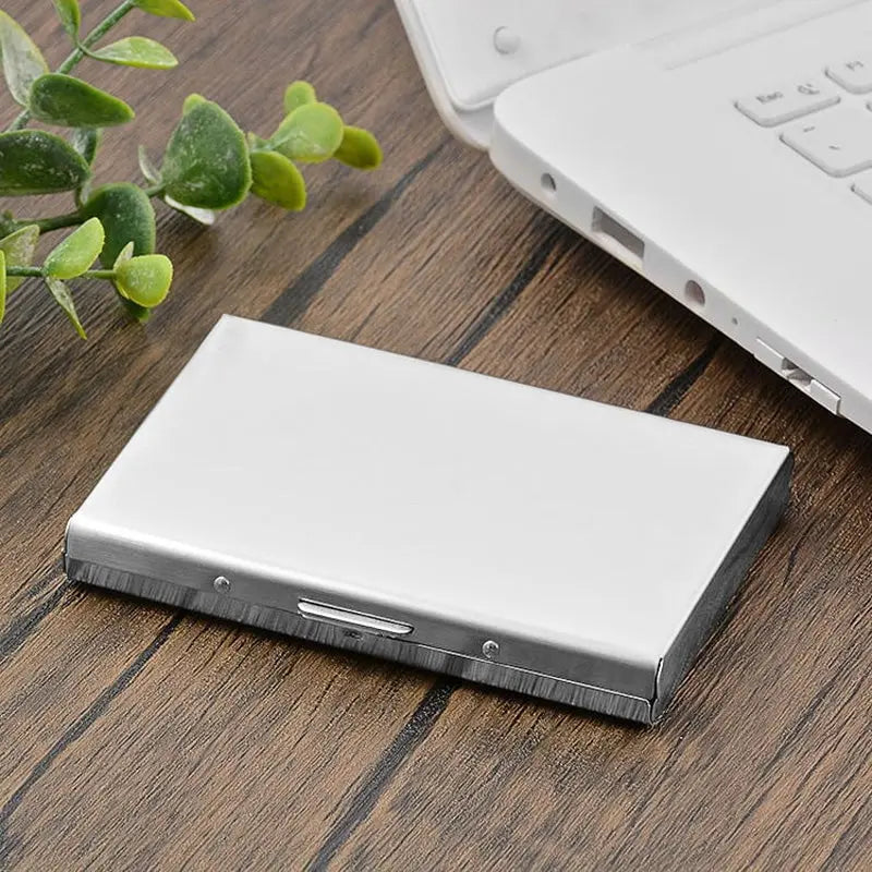 Kalsten | Slim RFID-blocking stainless steel wallet for cards