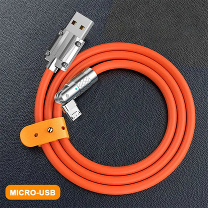 BowLift | Fast charging durable 120W Redatable USB data cable with connector