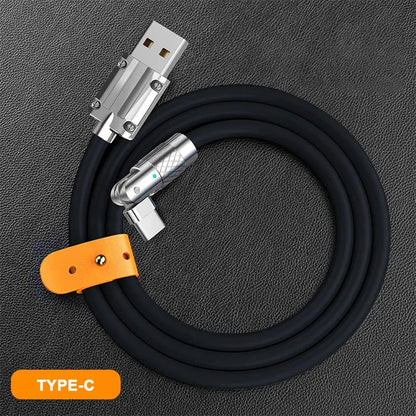 BowLift | Fast charging durable 120W Redatable USB data cable with connector