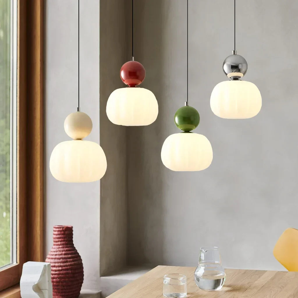 Pendant Light Metal G9 5W 27.6 in Cream Ceiling Dining Room Kitchen Island Hanging Fixture Modern Art Deco Lighting | Kalsten