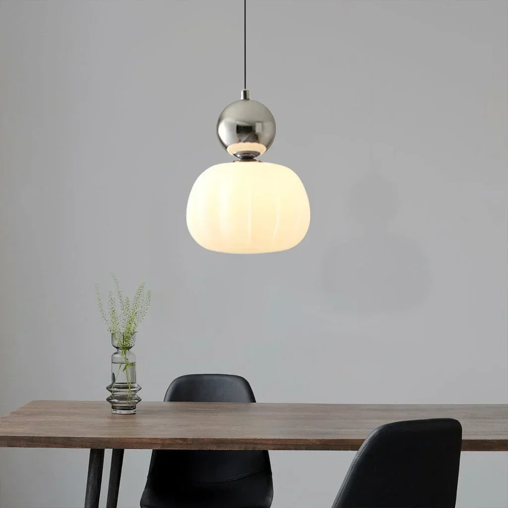 Pendant Light Metal G9 5W 27.6 in Cream Ceiling Dining Room Kitchen Island Hanging Fixture Modern Art Deco Lighting | Kalsten