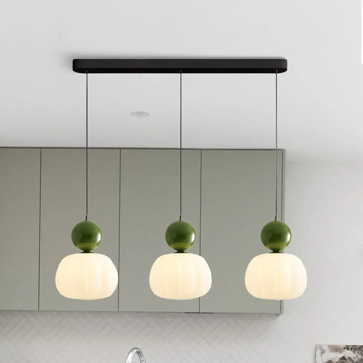 Pendant Light Metal G9 5W 27.6 in Cream Ceiling Dining Room Kitchen Island Hanging Fixture Modern Art Deco Lighting | Kalsten