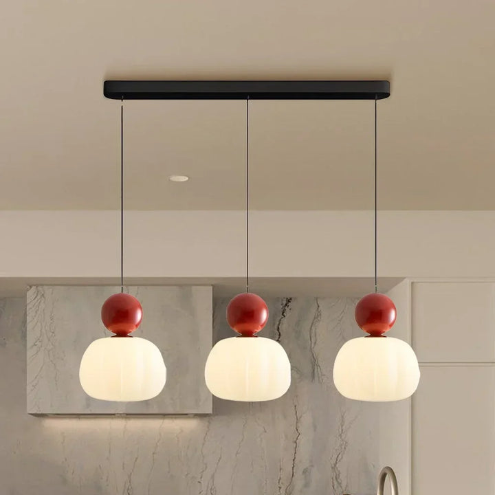 Pendant Light Metal G9 5W 27.6 in Cream Ceiling Dining Room Kitchen Island Hanging Fixture Modern Art Deco Lighting | Kalsten